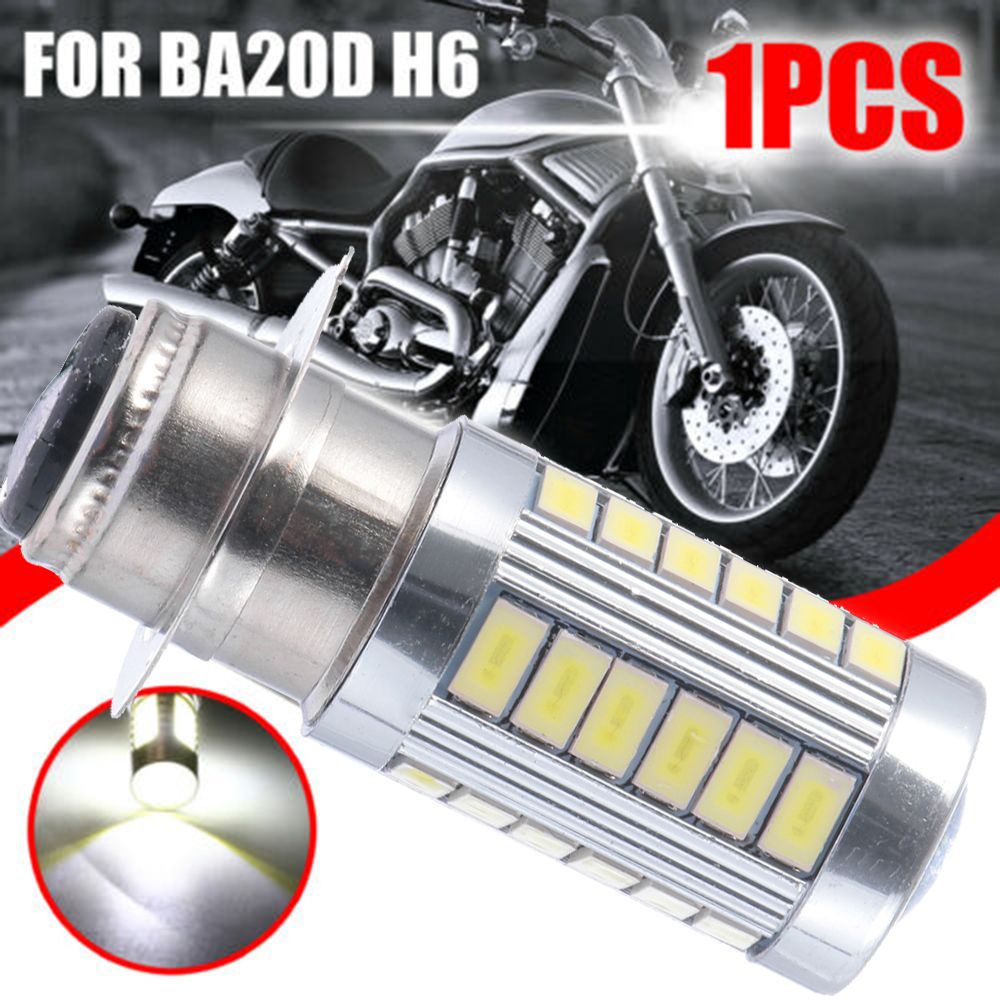 Chookey Bohlam Led Drl 5730 33smd H6 Ba20D Warna Putih Untuk Lampu Depan Motor