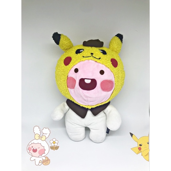 boneka apeach kostum pikachu ori