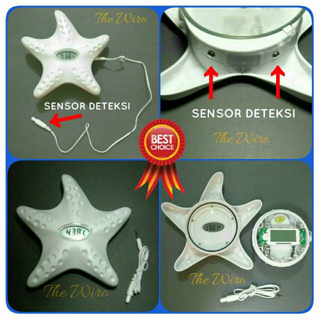 Termometer digital alarm higrometer