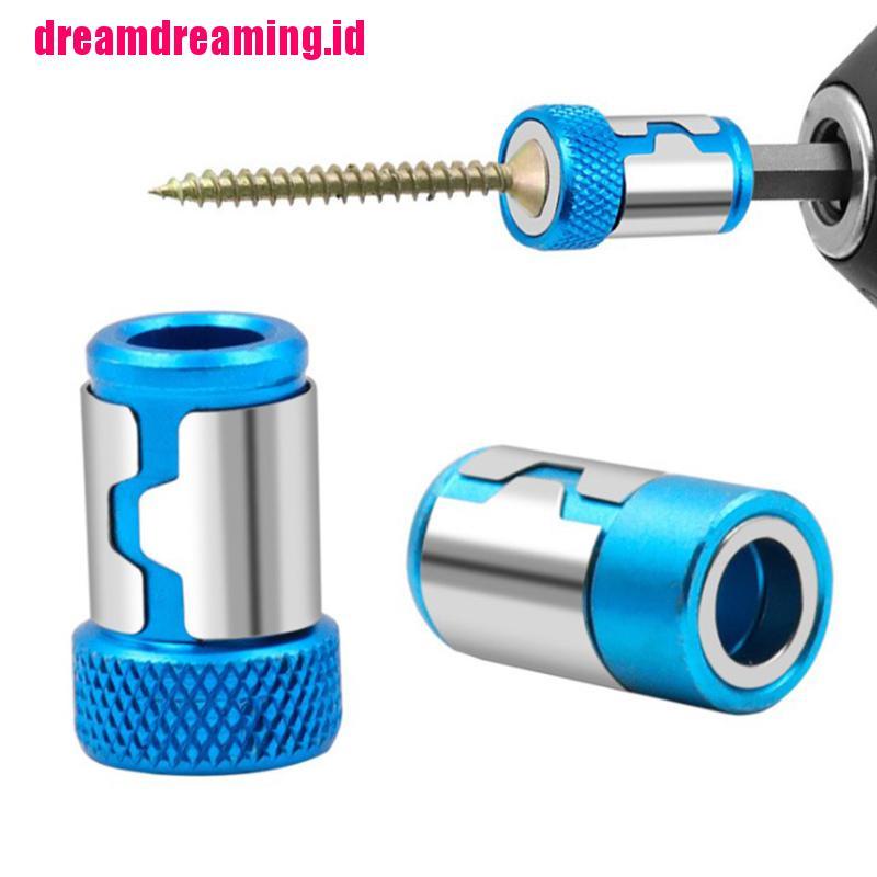 1pc Obeng Bits Ring Magnetik Universal Bahan Alloy Anti Korosi