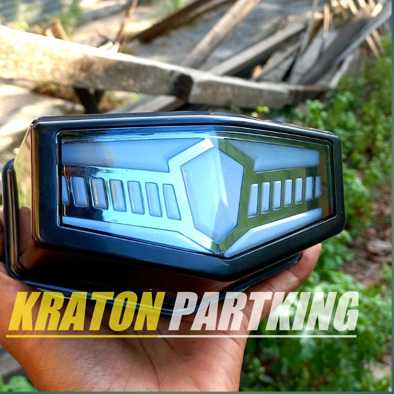 LAMPU LED VARIASI TRANSFORMER BELAKANG RX KING