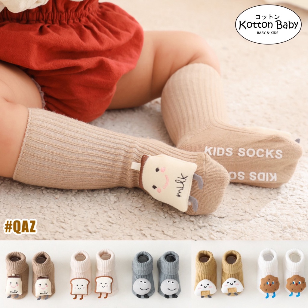 0-3 thn | KAOS KAKI RIBBON BAYI ANAK IMPOR NEWBORN SOCKS catalog QN QAZ