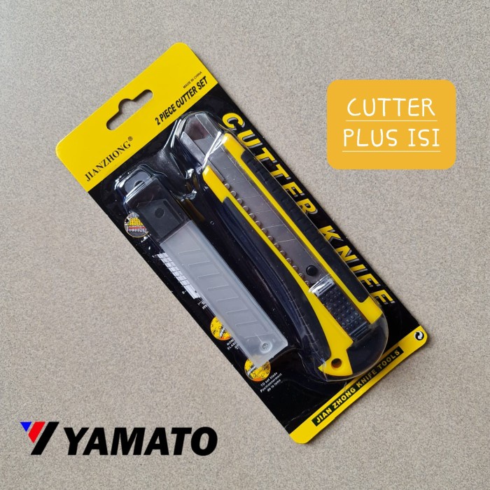 

CUTTER DORONG KARET+ISI CUTTER 5PCS