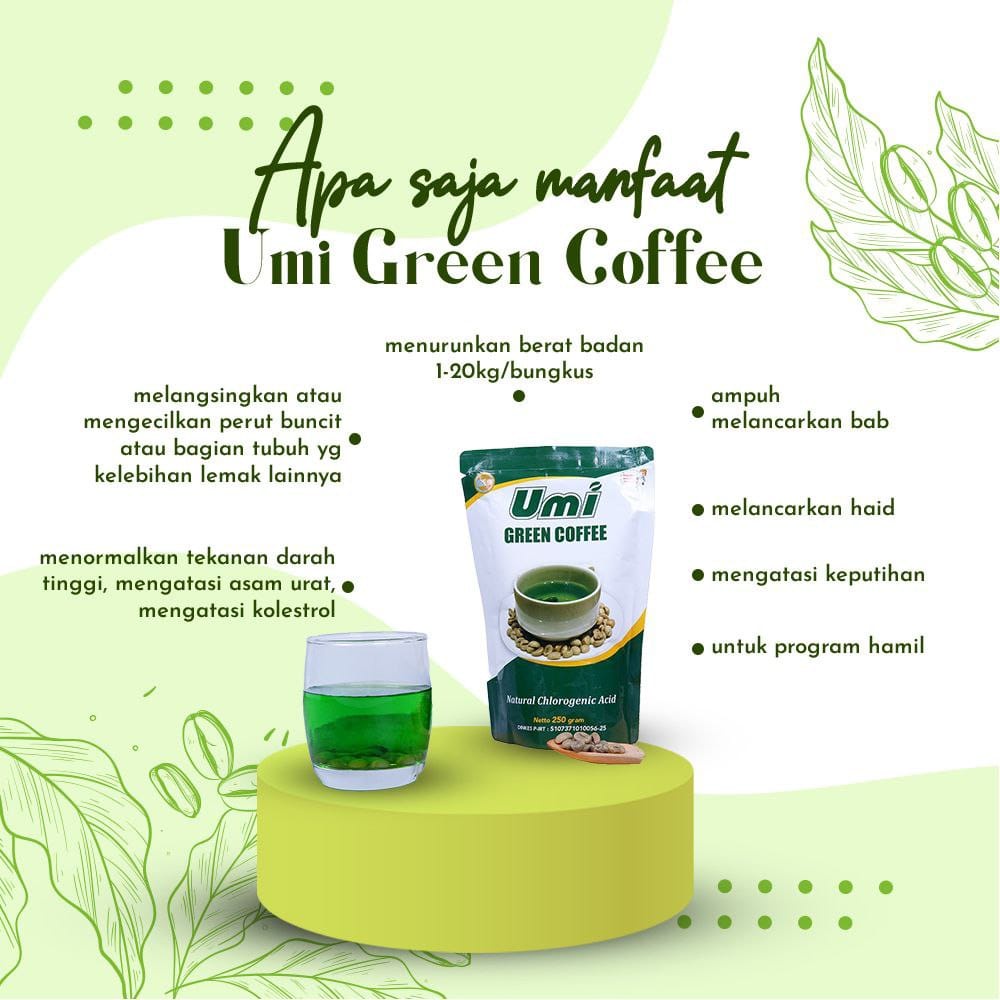 

UMI GREEN COFFEE ORIGINAL PENURUN BERAT BADAN