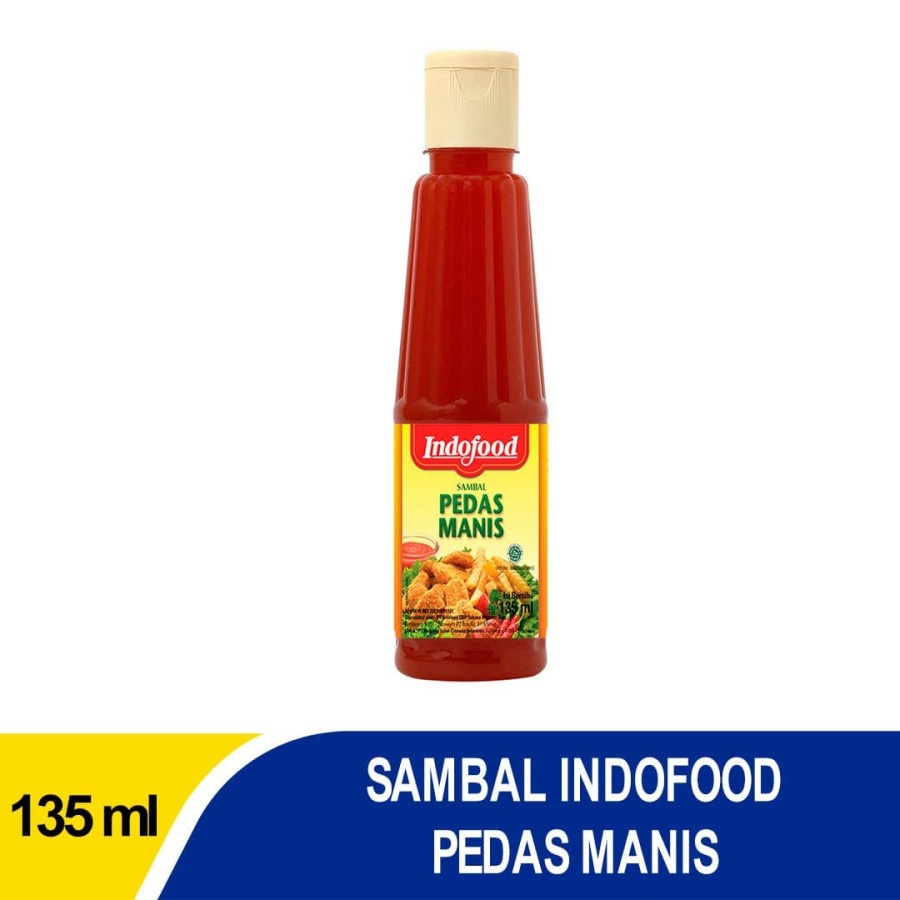

Sambal Indofood Pedas Manis Pet 135 ML (3 PCS)
