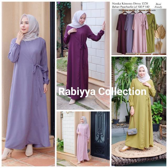 Shizuka Kimono Dress / Gamis Muslim / Dress Hijab