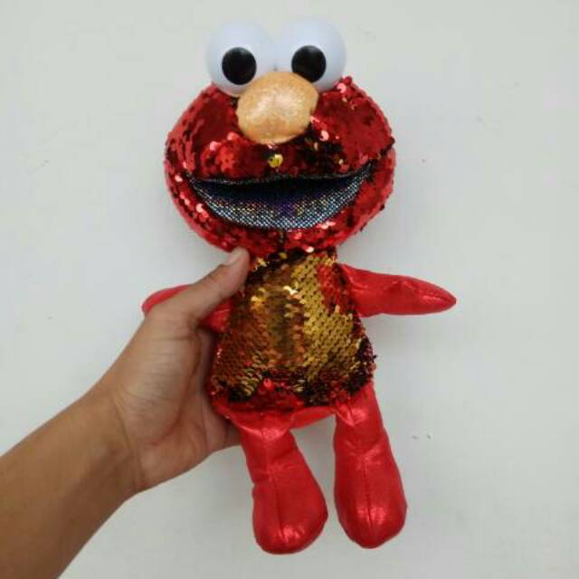 Boneka Flippable elmo cokies import