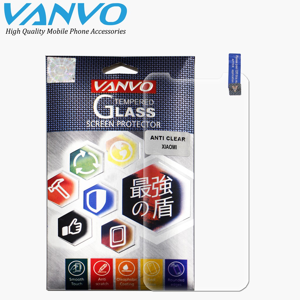 Tempered Glass Vanvo / Tempered Glass Original / Tempered Glass Xiaomi / Tempered Glass OPPO