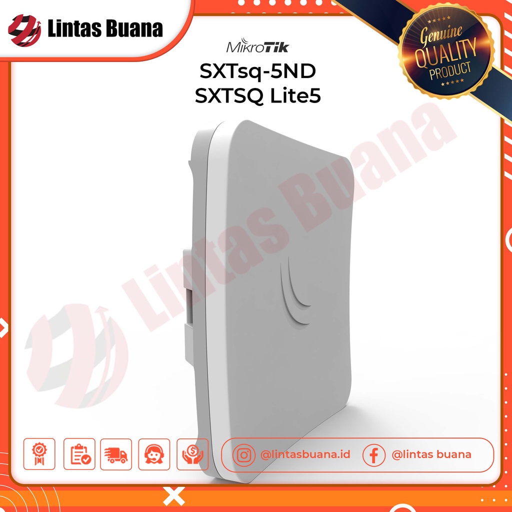 Mikrotik RB SXTsq-5nD Wireless Client RBSXTsq-5nD ( SXTsq Lite5 ) - 5GHz MIMO OS Level3