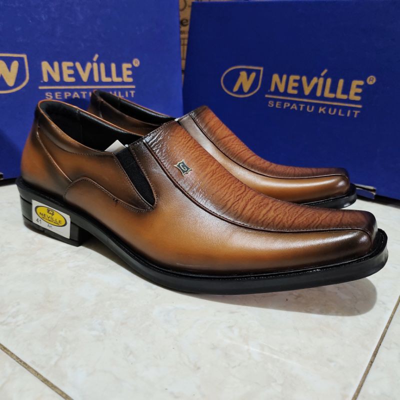 Sepatu Kantoran Pantofel Pria Kulit Asli Cocok Buat Acara Formal/Pantopel Kulit Asli Full 100% NV22