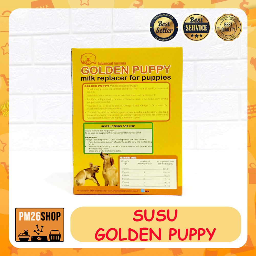 Susu Anak Anjing GOLDEN PUPPY Susu GOLDEN PUPPY Susu Puppy Susu Hewan GOLDEN PUPPY