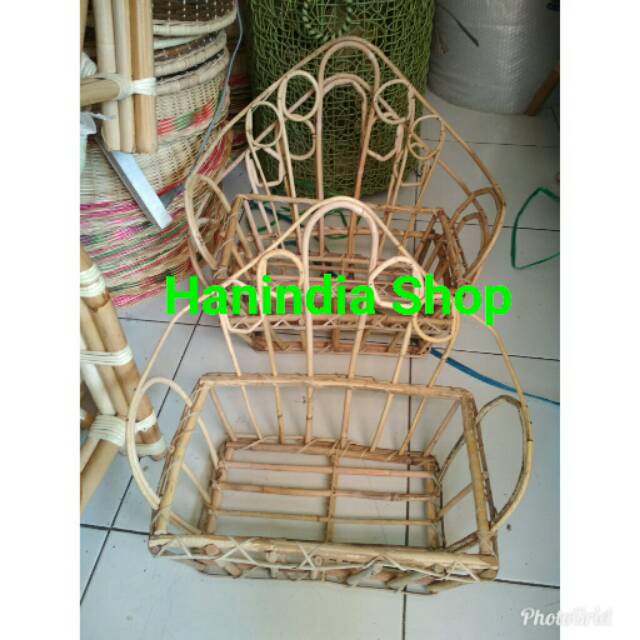 Keranjang Parcel Rotan Shopee Indonesia