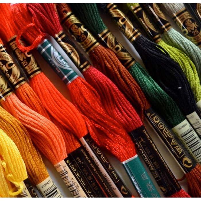 Benang Sulam Katun Kristik Embroidery DMC Art 117 Custom Order DIY Craft