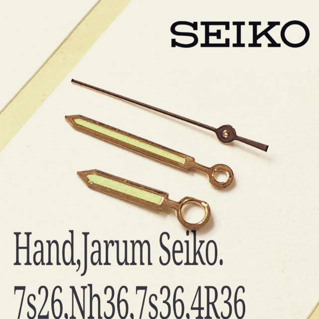 NEW Seiko Automatic Jarum Jam Hand Emas 7s26,Seiko5,Nh35,Nh36,4R36 High Quality.