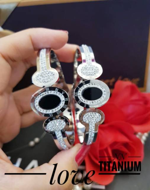 Titanium gelang dan cincin 09