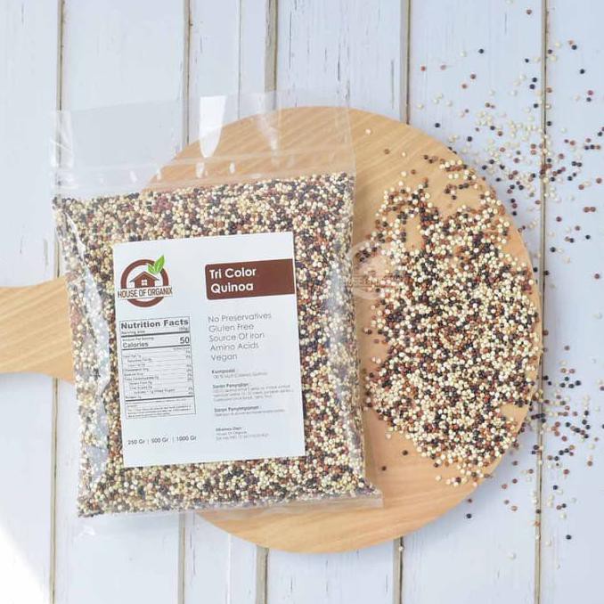 

BIG SALE! Organic Tri Color Quinoa - 250 Gr