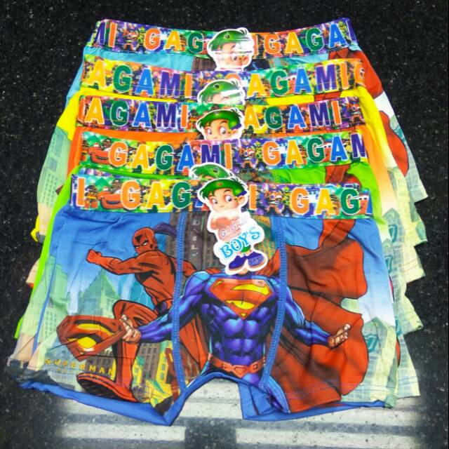 Boxer anak laki 1 lusin