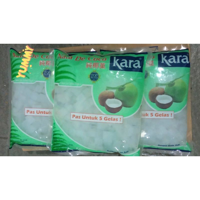 

Kara Nata de coco kotak 1 kg