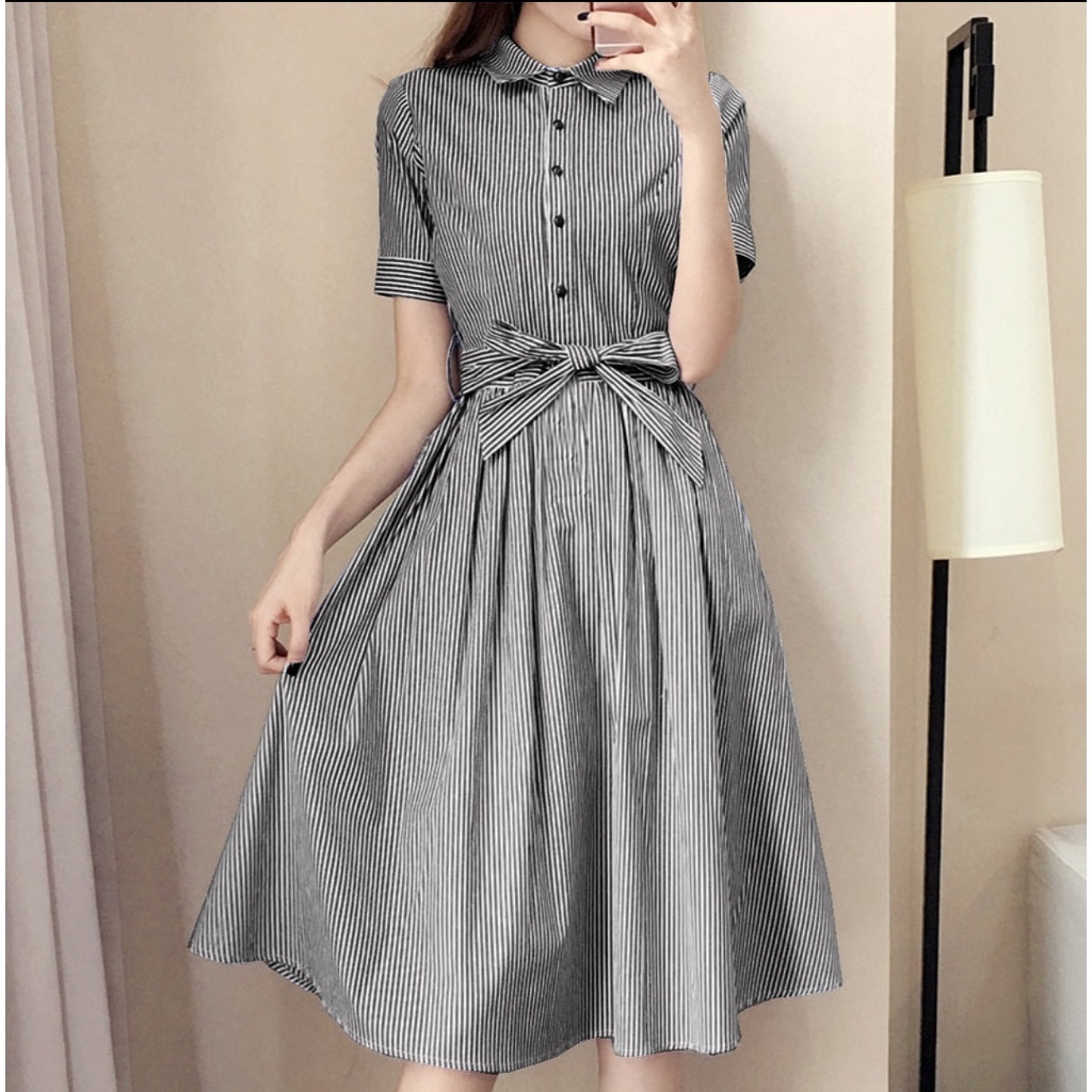 FWG - DRESS SHELIE / DRESS WANITA PESTA / DRESS SALUR / DRESS / DRES KOREA STYLE / BAJU WANITA