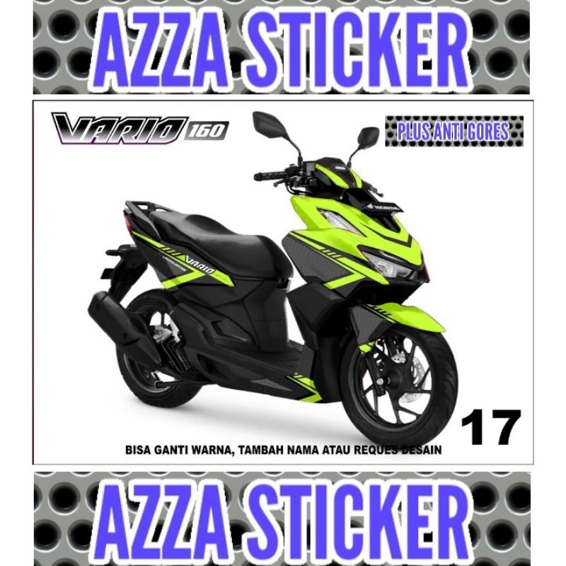 Stiker Dekal Vario 160  Decal Motor Vario 160 Full body Sticker Decal Motor Vario 160 Dekal Motor Va