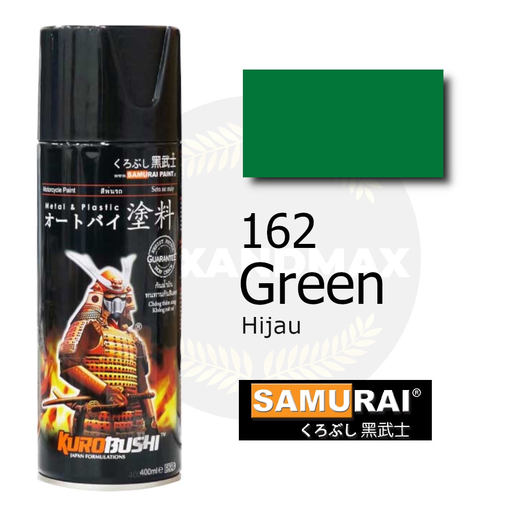 Samurai Paint Green 162 Hijau 400 ml - Cat Semprot