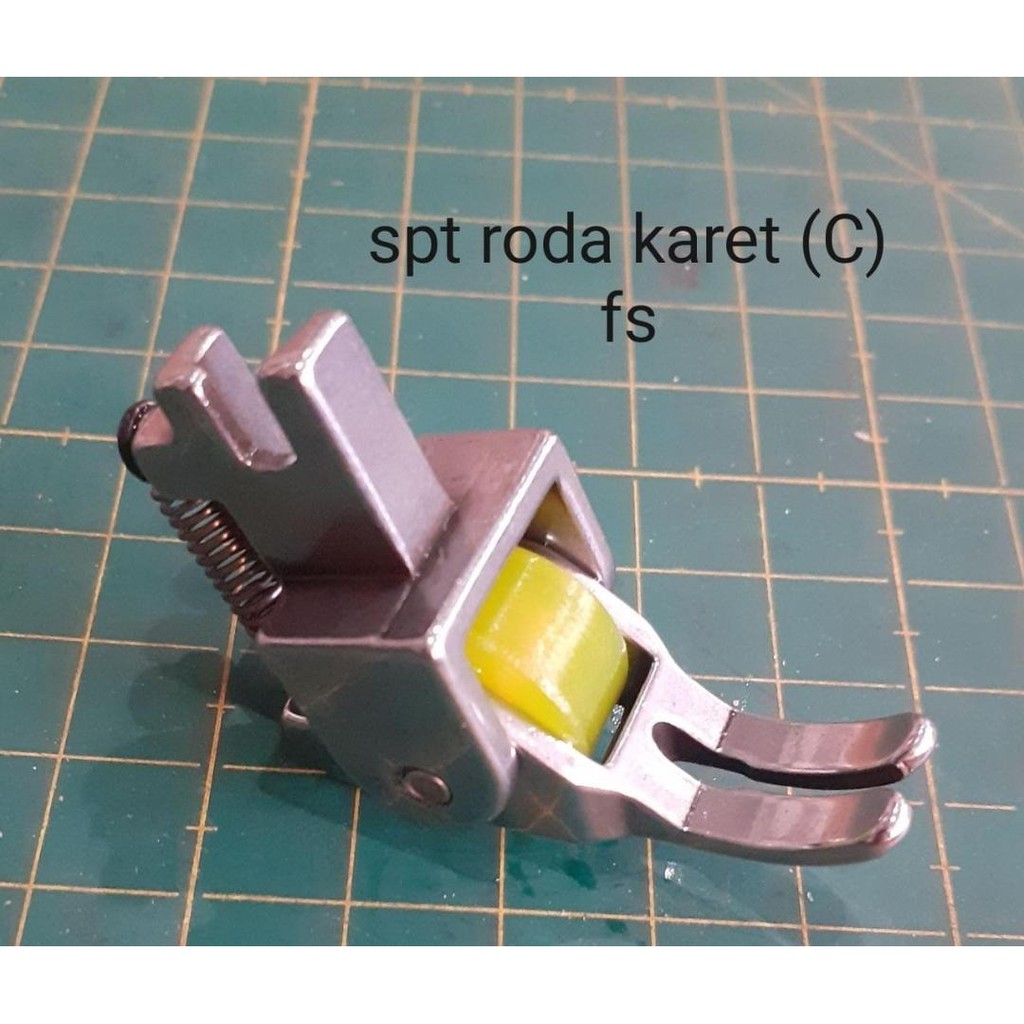 Presser Foot Mesin Jahit High Speed Industri Jarum 1 / Sepatu Roda Karet (C) Merk FS
