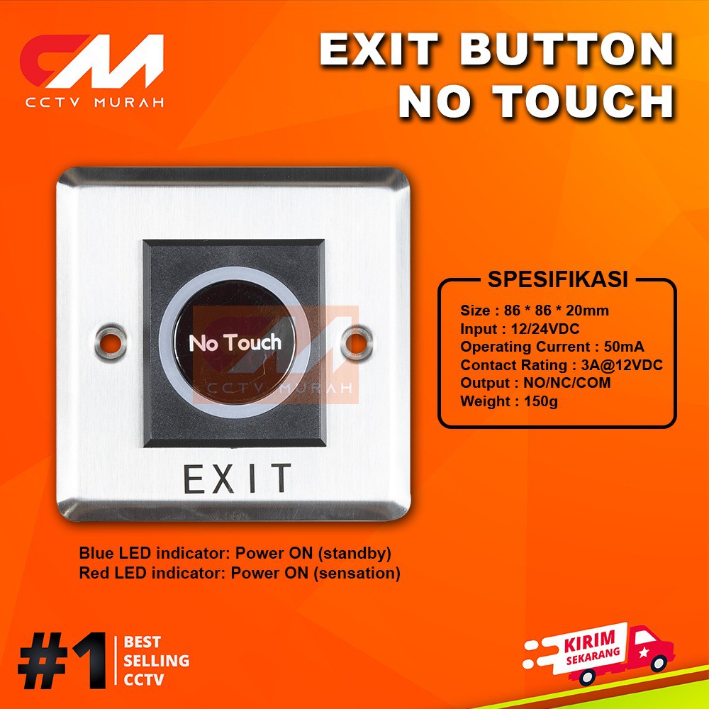 EXIT BUTTON NO TOUCH