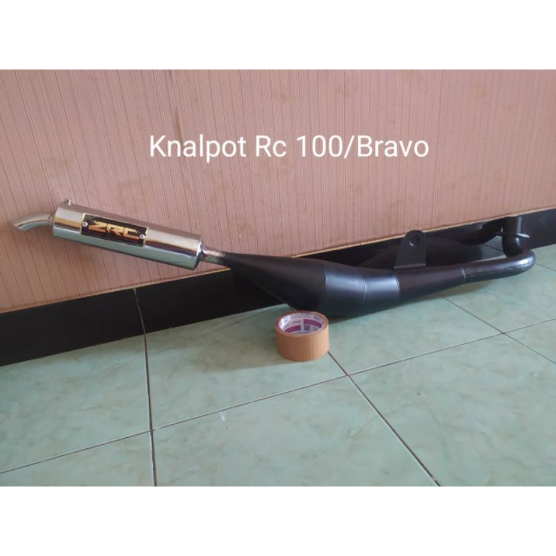 knalpot rc 80 100 bravo standar racing