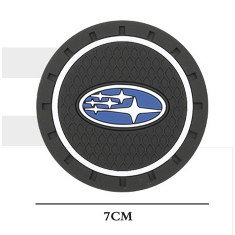 2 Pcs Mobil Coaster Cangkir Air Botol Pemegang Anti-Slip Pad Mat Silica Gel untuk Dekorasi Interior Mobil Styling Aksesoris For Audi