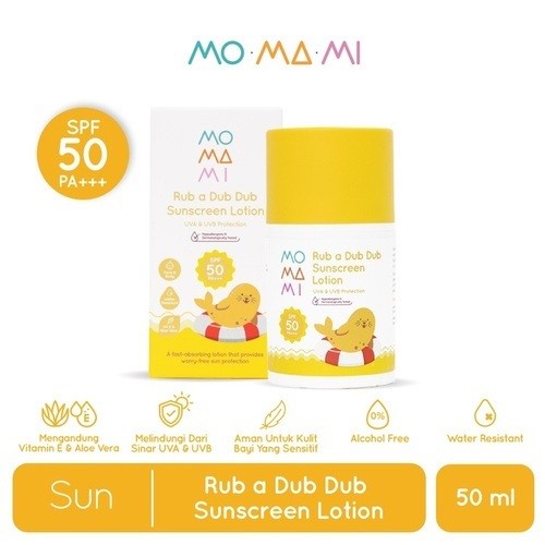 Momami Rub A Dub Dub Sunscreen Lotion 50ml