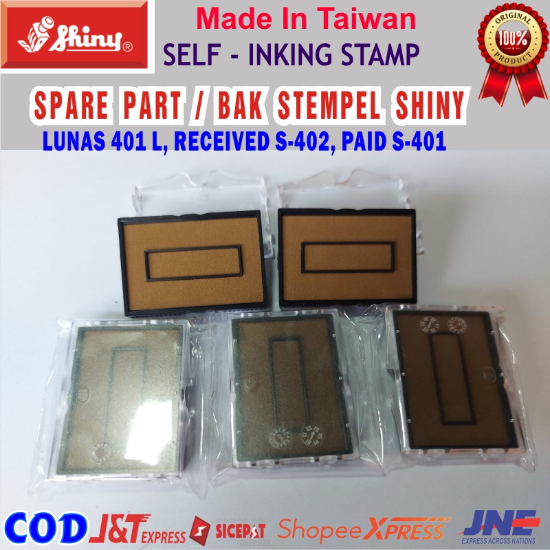 

BAK STEMPEL SHINY 401L|402|401 LUNAS PAID RECEIVED
