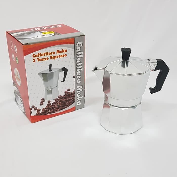 Manual Moka Pot Coffee Espresso 3 Cups