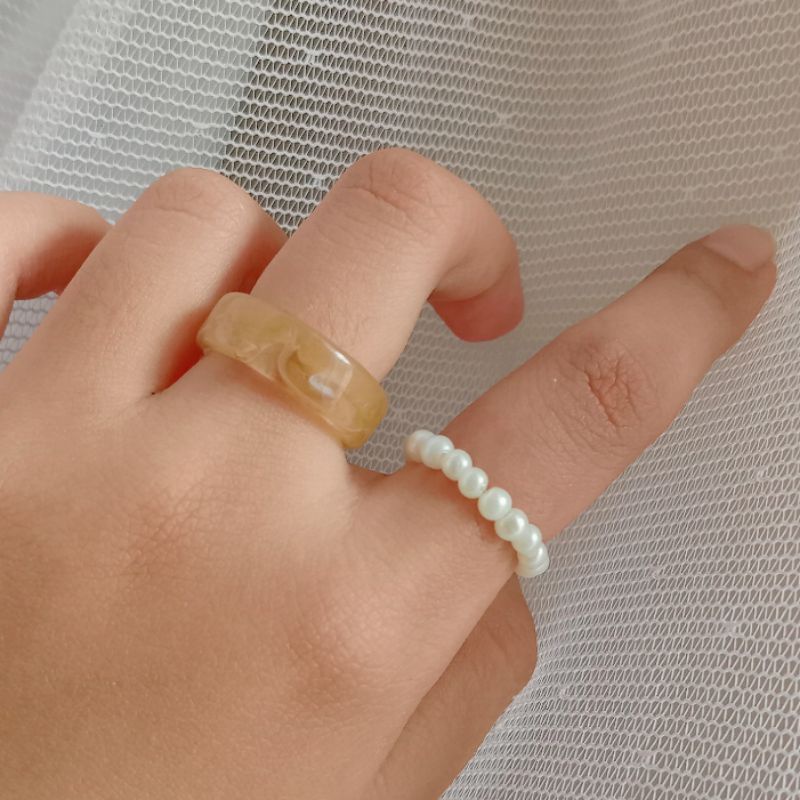 Kanaya Korean Ring / Cincin Korea / Cincin Resin / Set Cincin