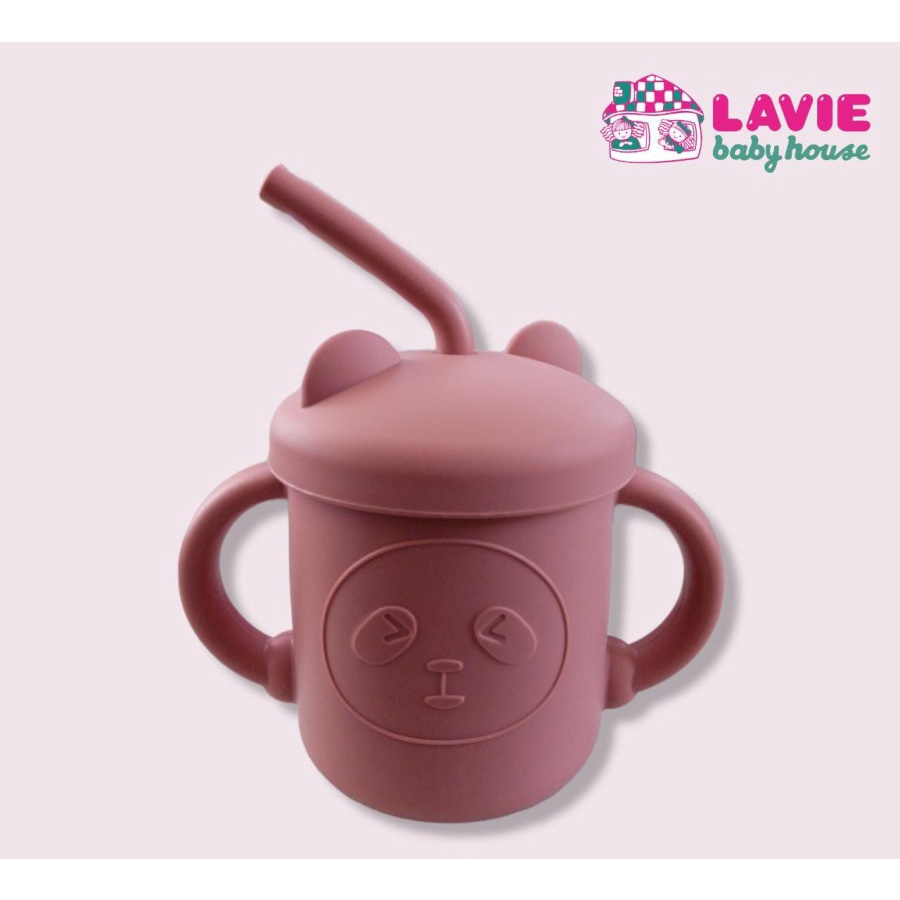 George Baby &amp; Kids Silicone Cup with Straw