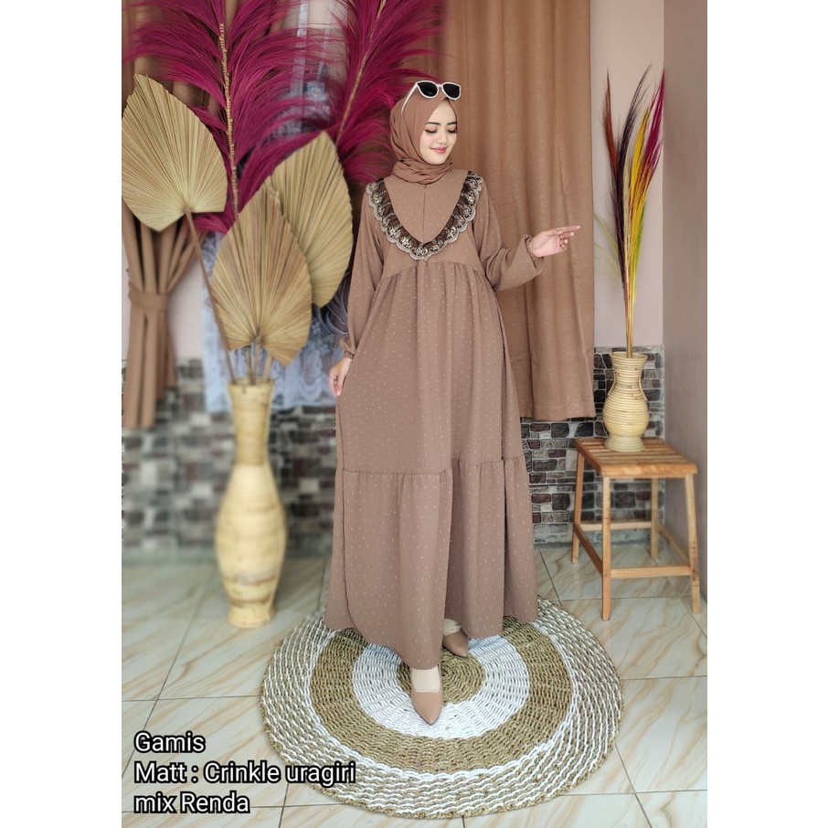 GAMIS CRINKLE RUBY URAGIRI MIX RENDA