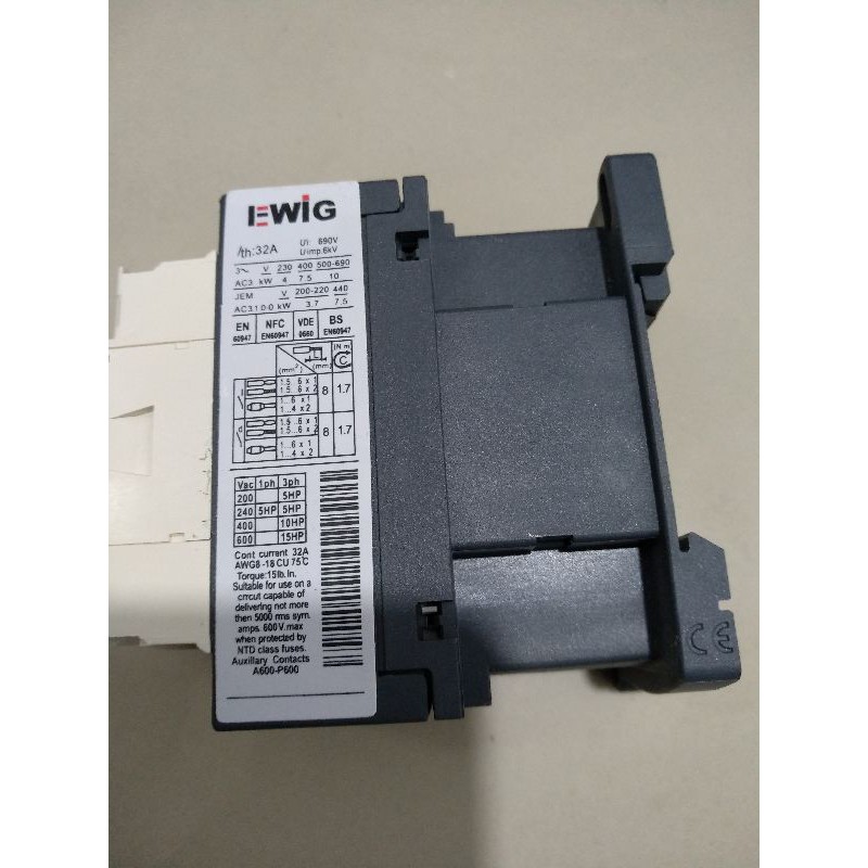 CONTACTOR EWIG LCD1D18M7