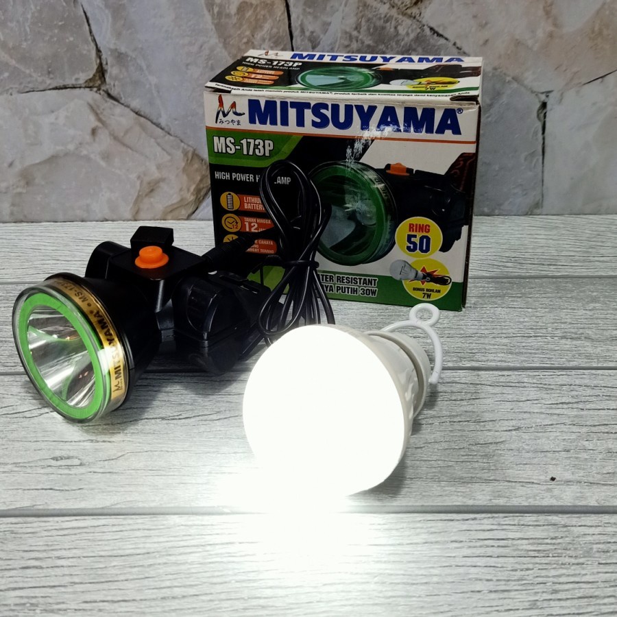 COD Senter Kepala 30 Watt Cahaya Putih MITSUYAMA MS-173P