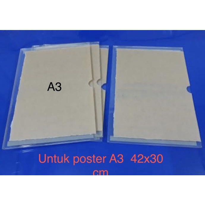 

Acrylic / akrilik frame list dinding 2mm ukuran A3 42 x 30 cm