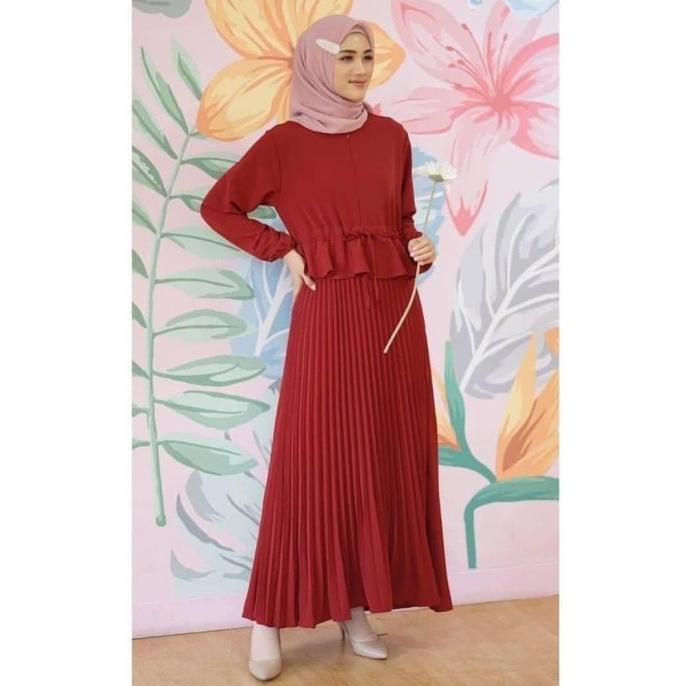 Gamis Denada Plisket