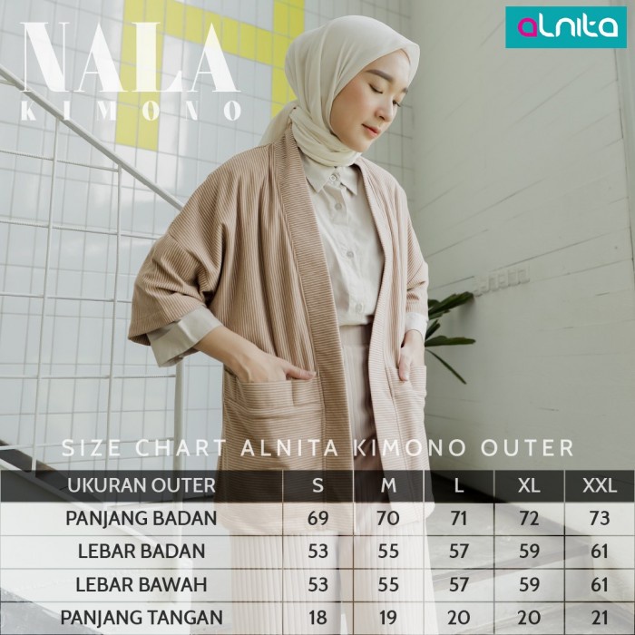 Nala Kimono Alnita Terbaru Outer / Cardigan