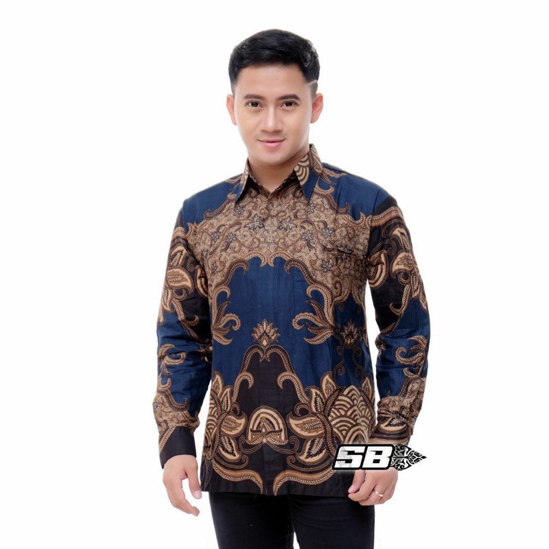 BATIK PRIA LENGAN PANJANG BAJU BATK BATIK PEKALONGAN MODEL TERBARU