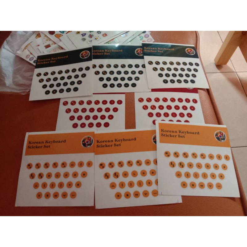Stiker Keyboard Laptop Korea Hangeul
