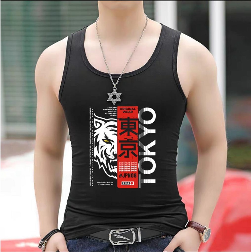 SINGLET TOKYO  / kaos dalam pria / kaos dalam terlaris -mukzhop