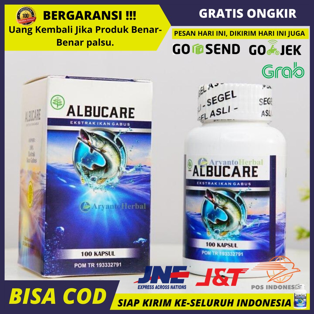 Obat Pengering Pasca Operasi Caesar ALBUCARE Ekstrak Albumin Ikan Gabus Herbal Palembang