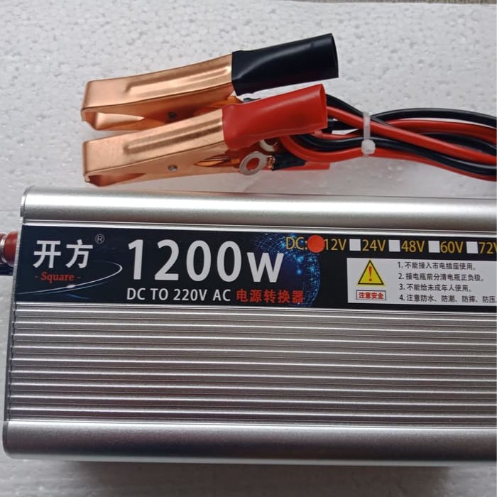 Power Inverter DC 12V to AC 1200W Watt