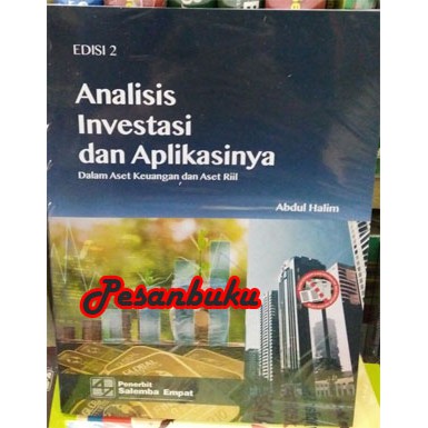 Jual Buku Analisis Investasi Dan Aplikasinya: Dalam Aset Keuangan Dan ...