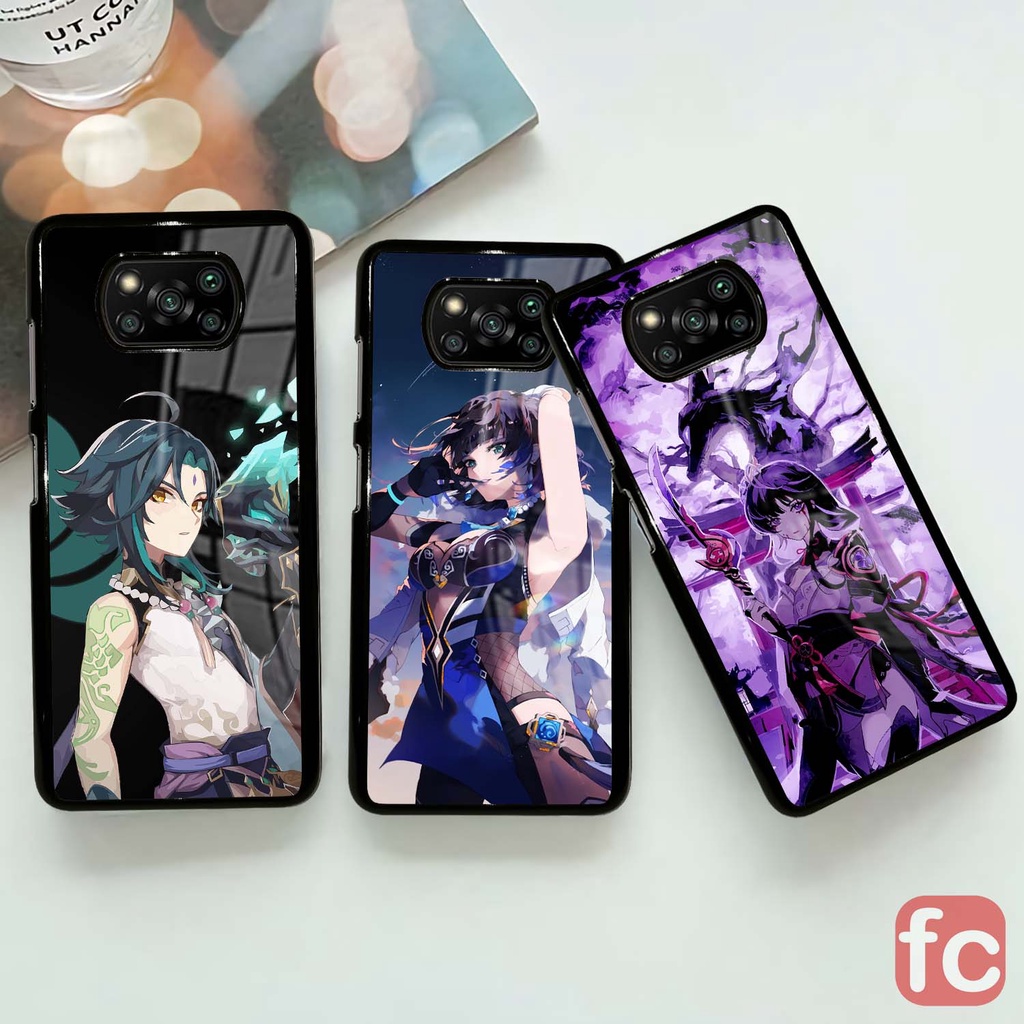 [XZ16] Case Glossy Poco  X3 | X3 PRO | X3 PRO NFC | Casing Kilau  Hp Xiaomi | Motif Game Anime Gensi