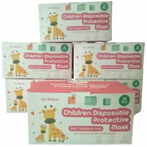 MASKER ANAK ANAK 3PLY/ISI 50PCS PER BOX/MOTIF ANAK ANAK 3PLY