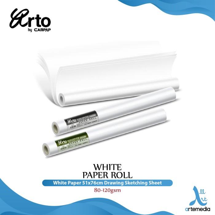 

Lora | Kertas Gambar Arto White Paper Sheet 51X76Cm Drawing Sketching