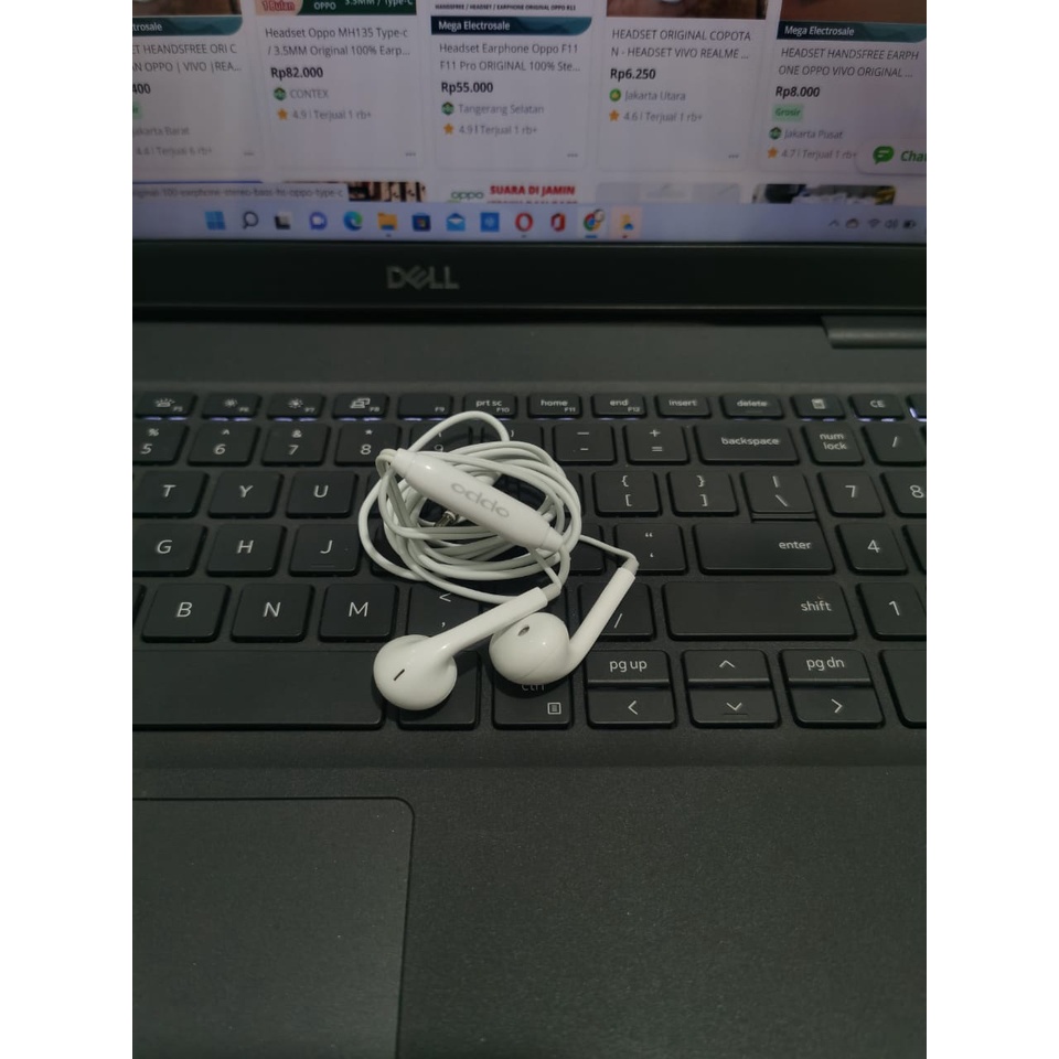 HEADSET HEANDSFREE ORI COPOTAN OPPO REALME INFINIX ( BISA UNTUK SEMUA HP ANDROID)